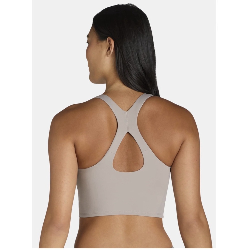 Avia Square Neck‎ Sports Bra for Women Medium Support Gray Size Small - NWT - Picture 2 of 7